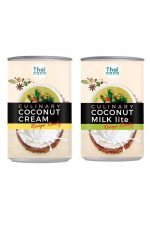 Thai Coco Hindistan Cevizi Kreması 400 ml + Hindistan Cevizi Sütü Lite 400 ml