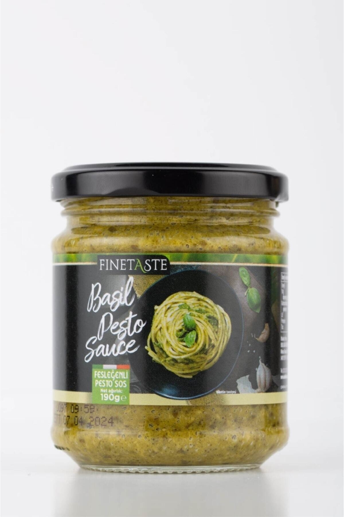 1_org_zoom Fine Taste Fesleğen Pesto Sos 190 Gr - Görsel 1
