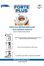 Forte Plus Kahve Makinesi Öğütme Kristalleri Kahve Değirmeni Temizleme Tableti 15 Gr. - Görsel 2