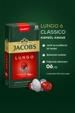 Jacobs Lungo 6 Classic Nespresso Uyumlu Alüminyum Kapsül Kahve 10 Adet X 10 Paket - Görsel 2