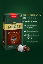 Jacobs Espresso 10 Intenso Nespresso Uyumlu Alüminyum Kapsül Kahve 10 Adet X 3 Paket - Görsel 2