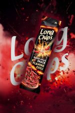 Long Chips Acı Biber Aromalı Uzun Patates Cipsi 75 Gr - Kıtır ve Baharatlı Atıştırmalık