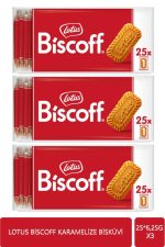 Lotus Biscoff 25*6,25 G X 3 Adet