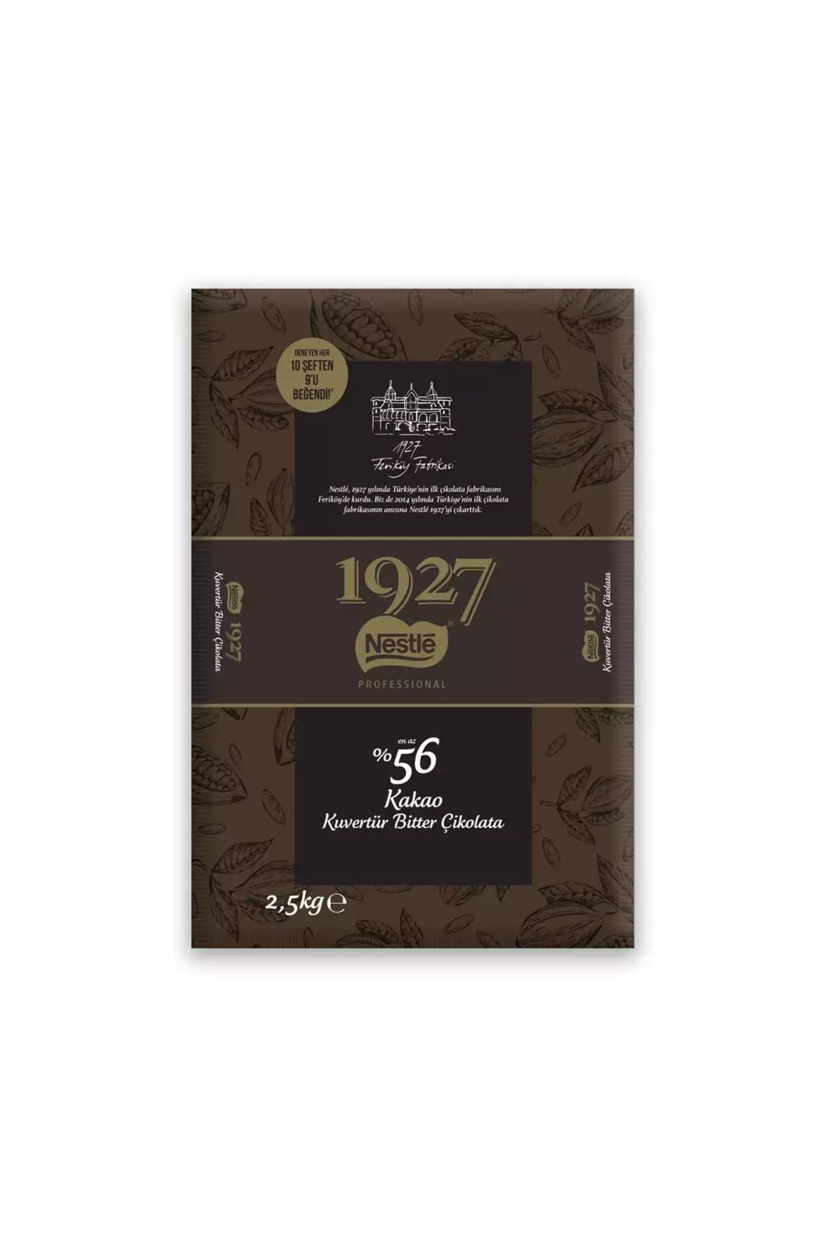 1_org_zoom Nestlé 1927 Kuvertür Bitter %55 Kakao Çikolata 2.5kg - Görsel 1