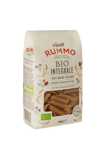 Rummo Organik Kepekli Penne Rigate (Kesme Kalem) 500 Gr