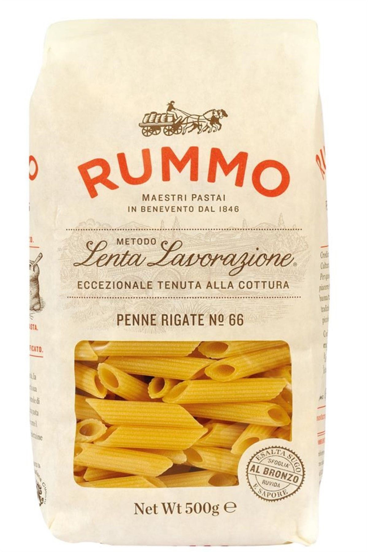 1_org_zoom Rummo Penne Rigate No 66 Makarna 500 Gr - Görsel 1