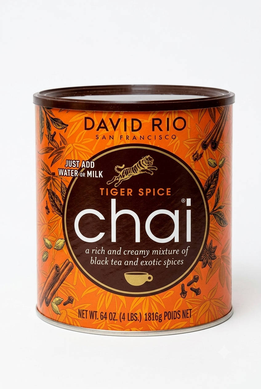 Gemini_Generated_Image_98owvh98owvh98ow David Rio Chai Latte Tiger Spice 1814 Gr. - Görsel 1