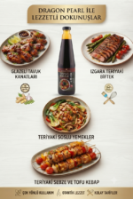 Dragon Pearl Teriyaki Sos ( Teriyaki Sauce) - 710 Gr. - Görsel 3