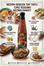Real Thai Tatlı Kırmızı Biber Sos 700 ML - Görsel 4