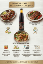 Dragon Pearl Teriyaki Sos ( Teriyaki Sauce) - 710 Gr. - Görsel 4