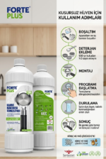 Forte Plus Kahve Makinesi Temizleme Deterjanı Solüsyonu 900 Gr - Görsel 2