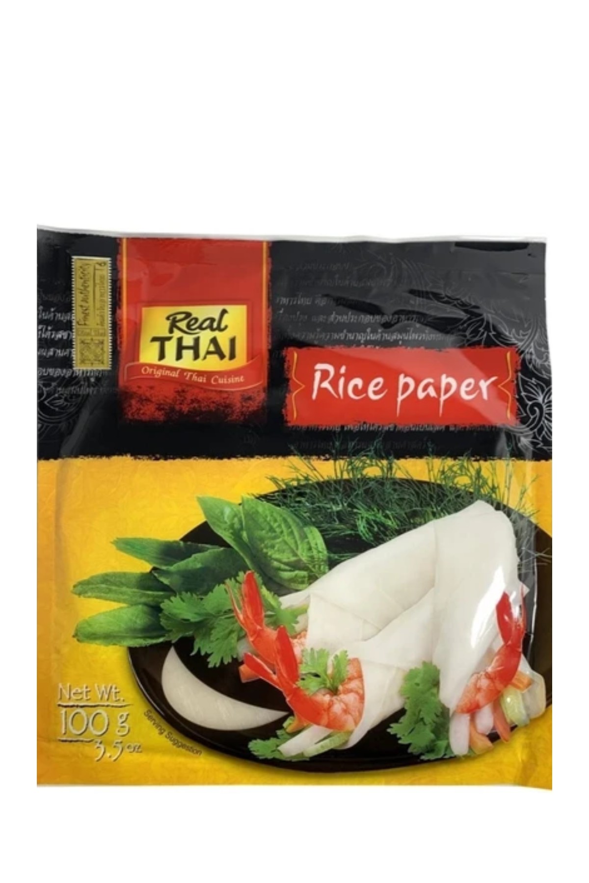 Untitled image (75) Real Thai Pirinç Yufkası (Rice Paper) 22 cm 100gr - Görsel 1