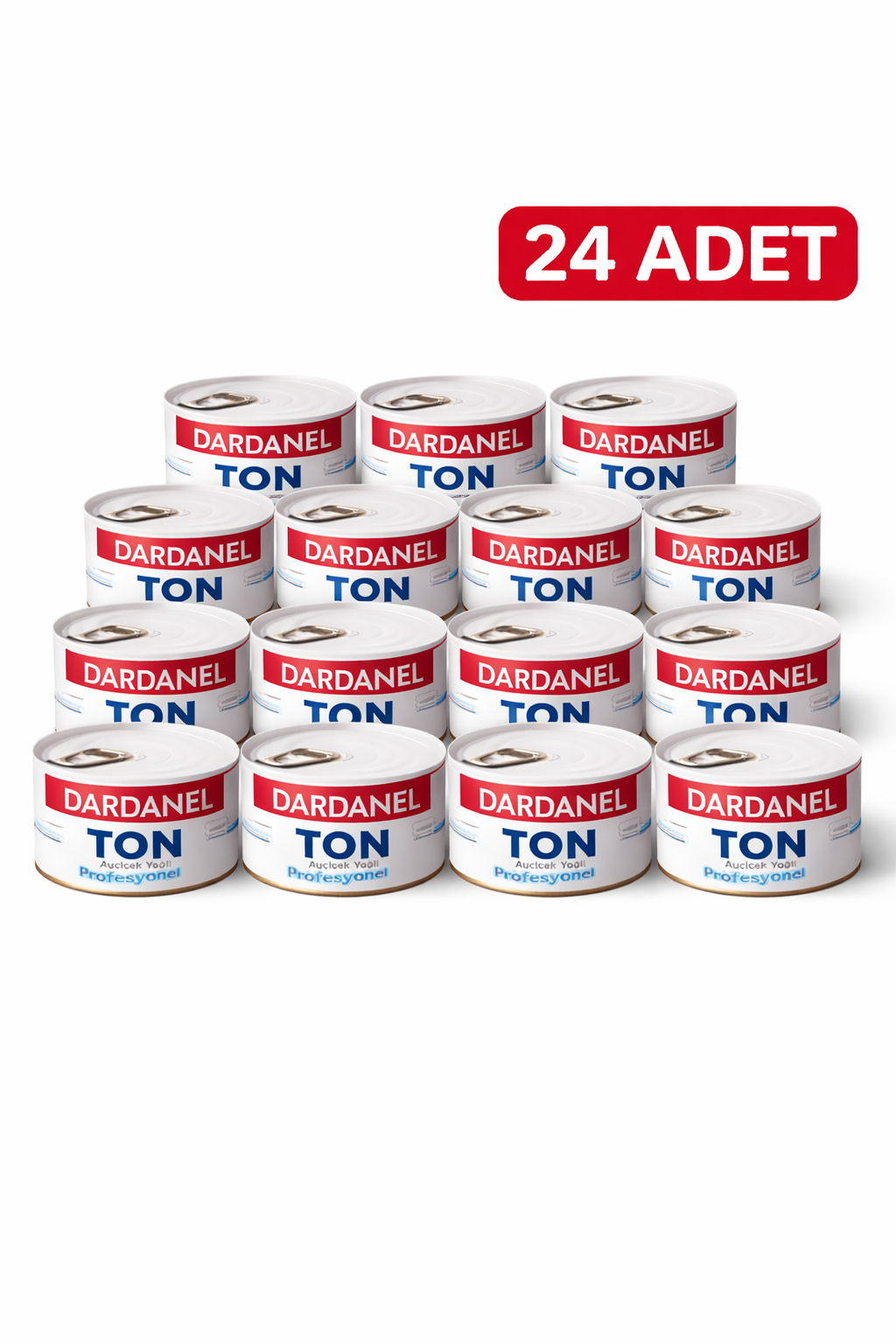 Dardanel ton balığı kutu dizisi Dardanel Profesyonel Ayçiçek Yağlı İri Parçalı Ton Balığı 160 Gr. X 24 Adet - Görsel 1