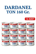Dardanel Ton Profesyonel Ayçiçek Yağlı İri Parçalı Ton Balığı 160 Gr. X 12 Adet