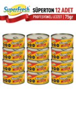 SuperFresh Ton Balığı 75 Gr X 12 Adet - Ekonomik Paket