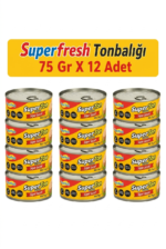 SuperFresh Ton Balığı 75 Gr X 12 Adet - Ekonomik Paket