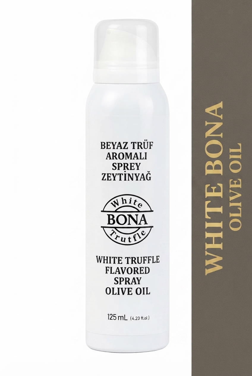 1 Bona Beyaz Trüf Aromalı Zeytinyağı Sprey 125 ML - Görsel 1