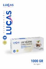 Lucas Yaprak Jelatin 1000 Gr - Profesyonel Pastacılık İçin Yaprak Jelatin