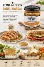 Reine de Dijon Taneli Hardal (Wholegrain Mustard) 200 Gr - Görsel 2